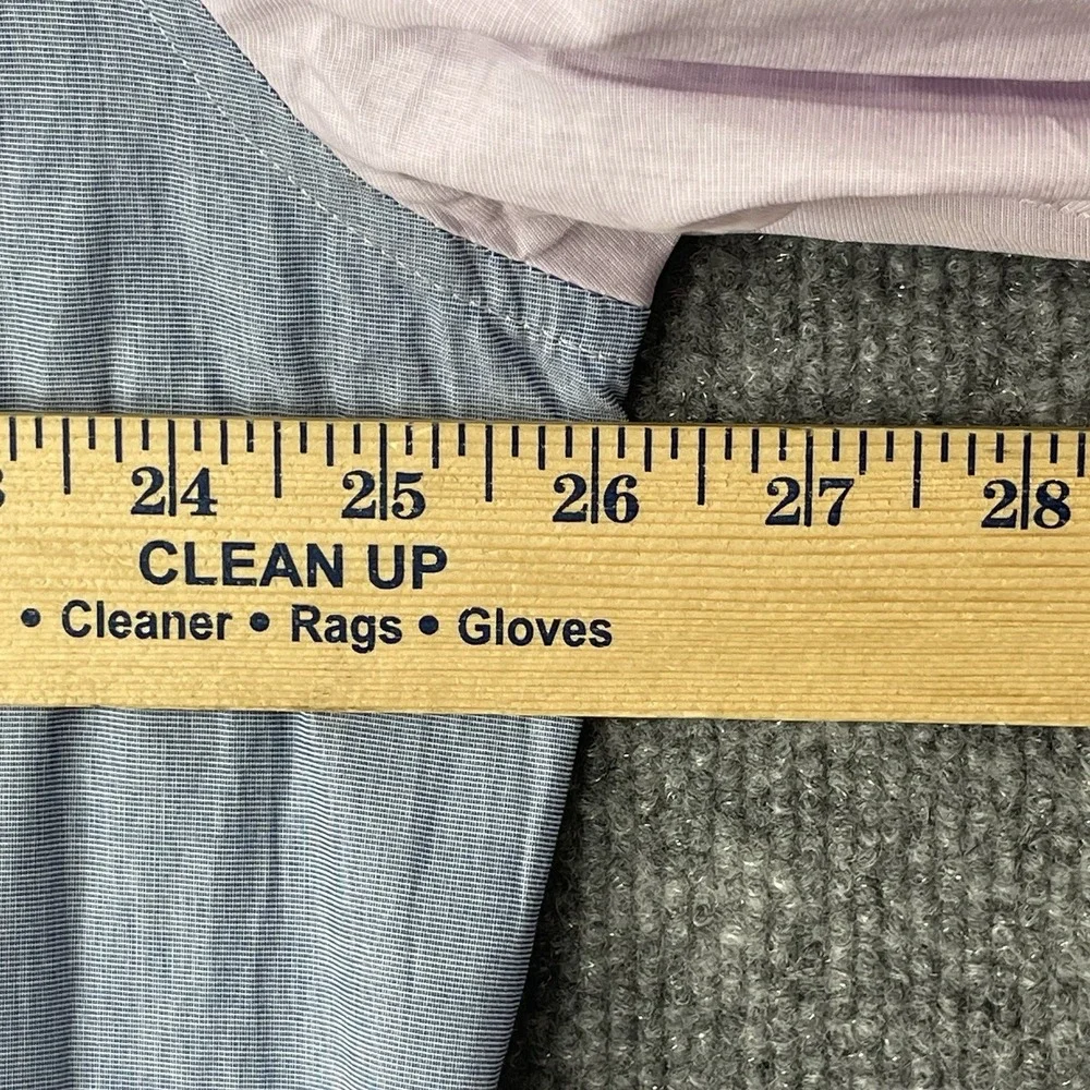 J Crew Shirt Mens 2XLT Button Down Pastel Colorblock‎ Long Sleeve Poplin Easter
